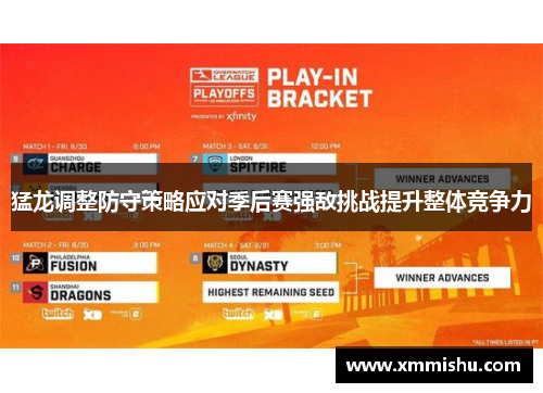 猛龙调整防守策略应对季后赛强敌挑战提升整体竞争力